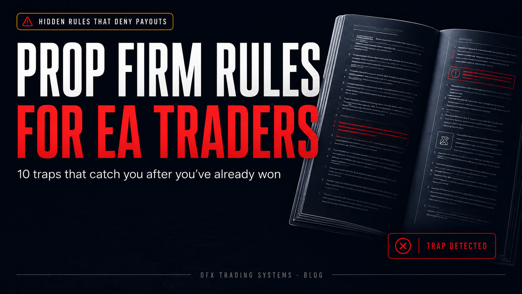 Prop Firm Rules for EA Traders: 10 Hidden Traps That Deny Payouts